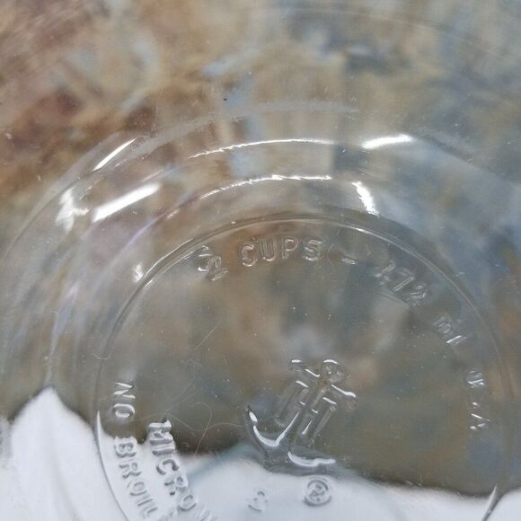 Anchor Hocking Set of 3 Microwave Safe Clear Bowls 2 cup size - Picture 6 of 9